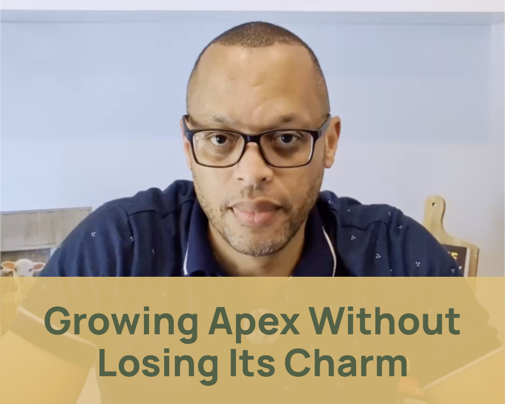 Growing Apex Without Losing Its Charm